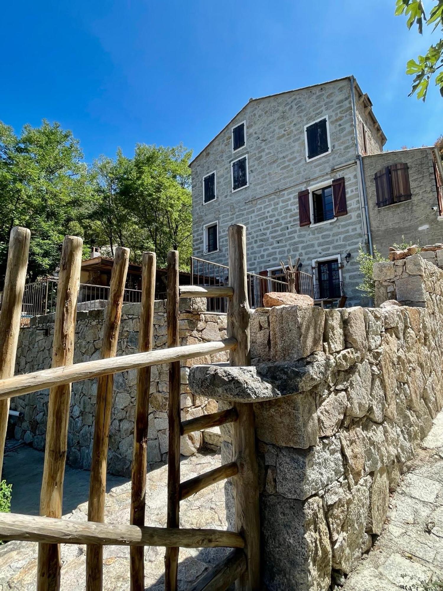 Casa Arena Authentique Maison De Village Avec Piscine Au Coeur De L'Alta Rocca - Zoza 外观 照片