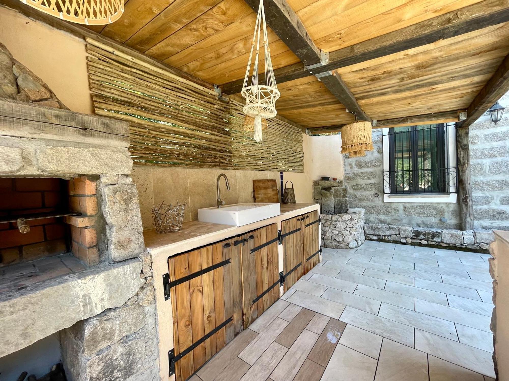 Casa Arena Authentique Maison De Village Avec Piscine Au Coeur De L'Alta Rocca - Zoza 外观 照片