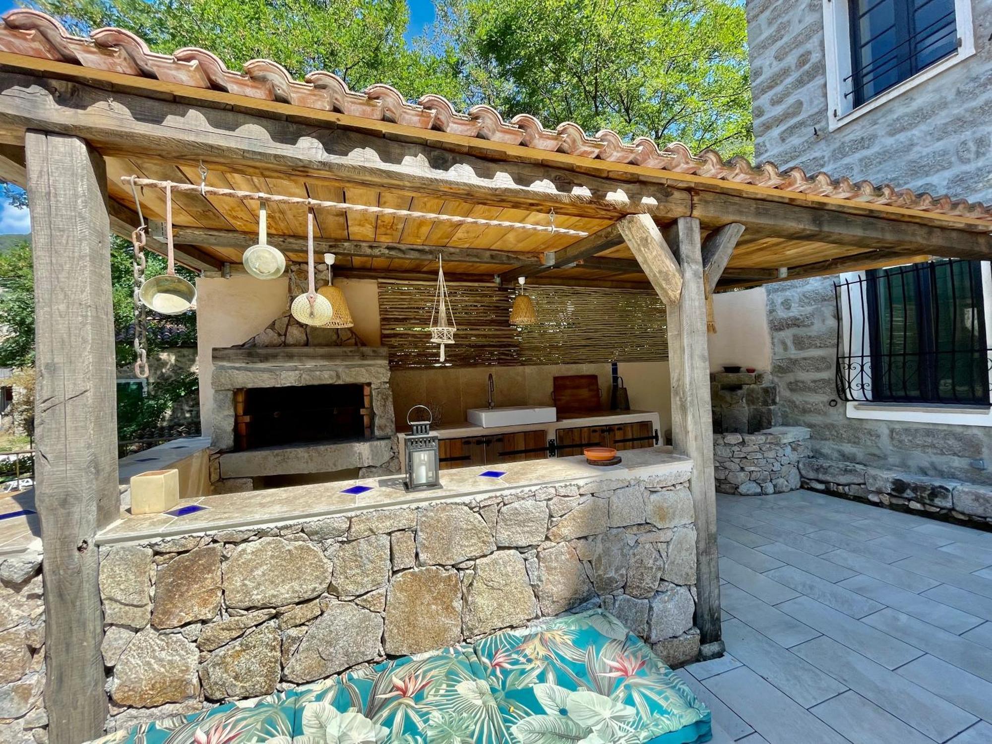 Casa Arena Authentique Maison De Village Avec Piscine Au Coeur De L'Alta Rocca - Zoza 外观 照片