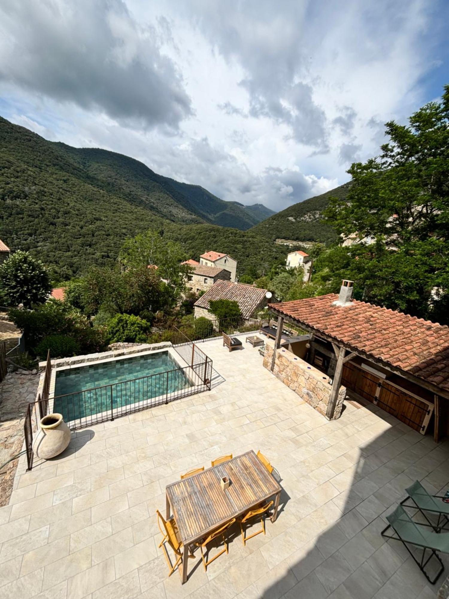 Casa Arena Authentique Maison De Village Avec Piscine Au Coeur De L'Alta Rocca - Zoza 外观 照片