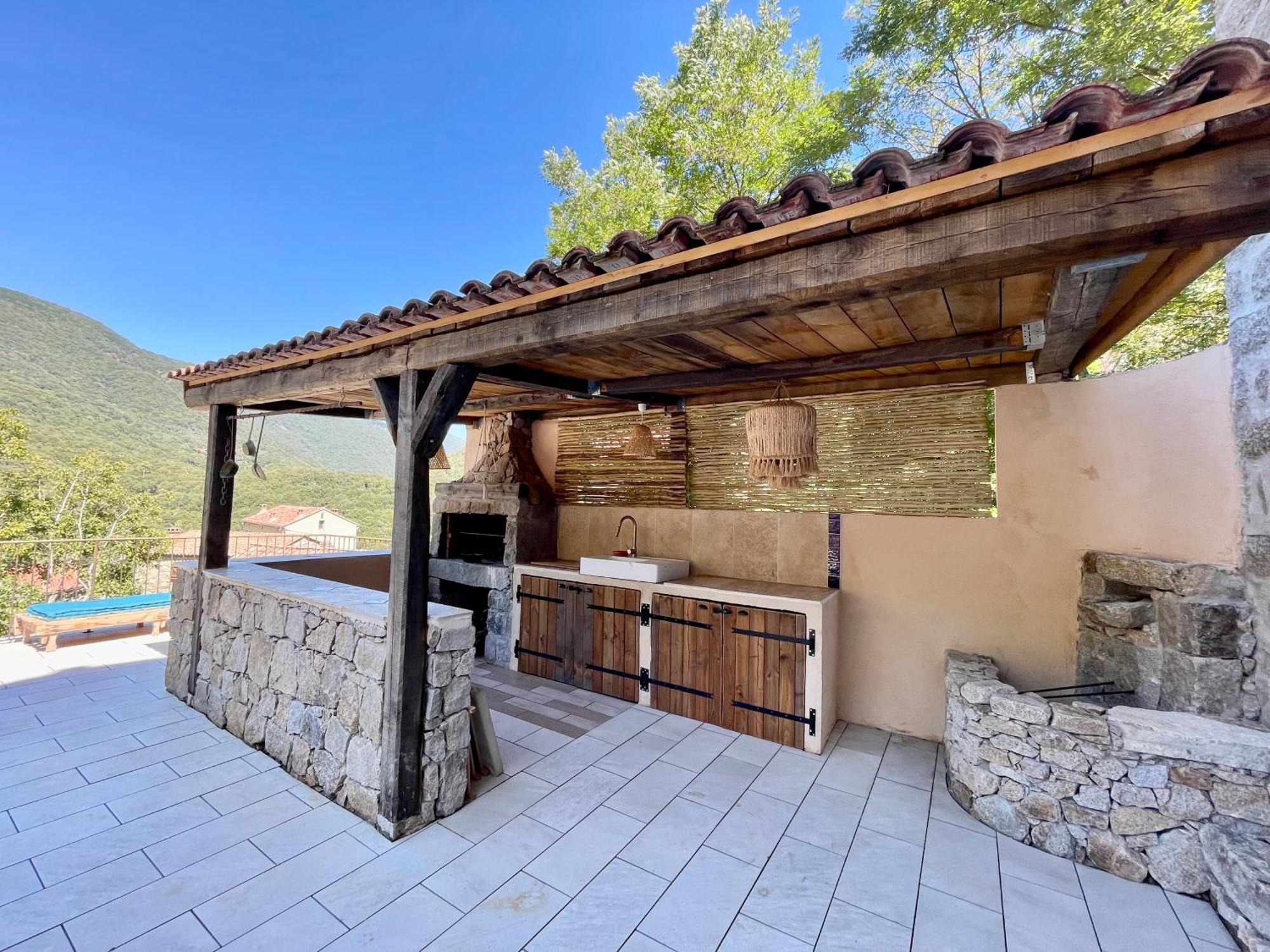 Casa Arena Authentique Maison De Village Avec Piscine Au Coeur De L'Alta Rocca - Zoza 外观 照片