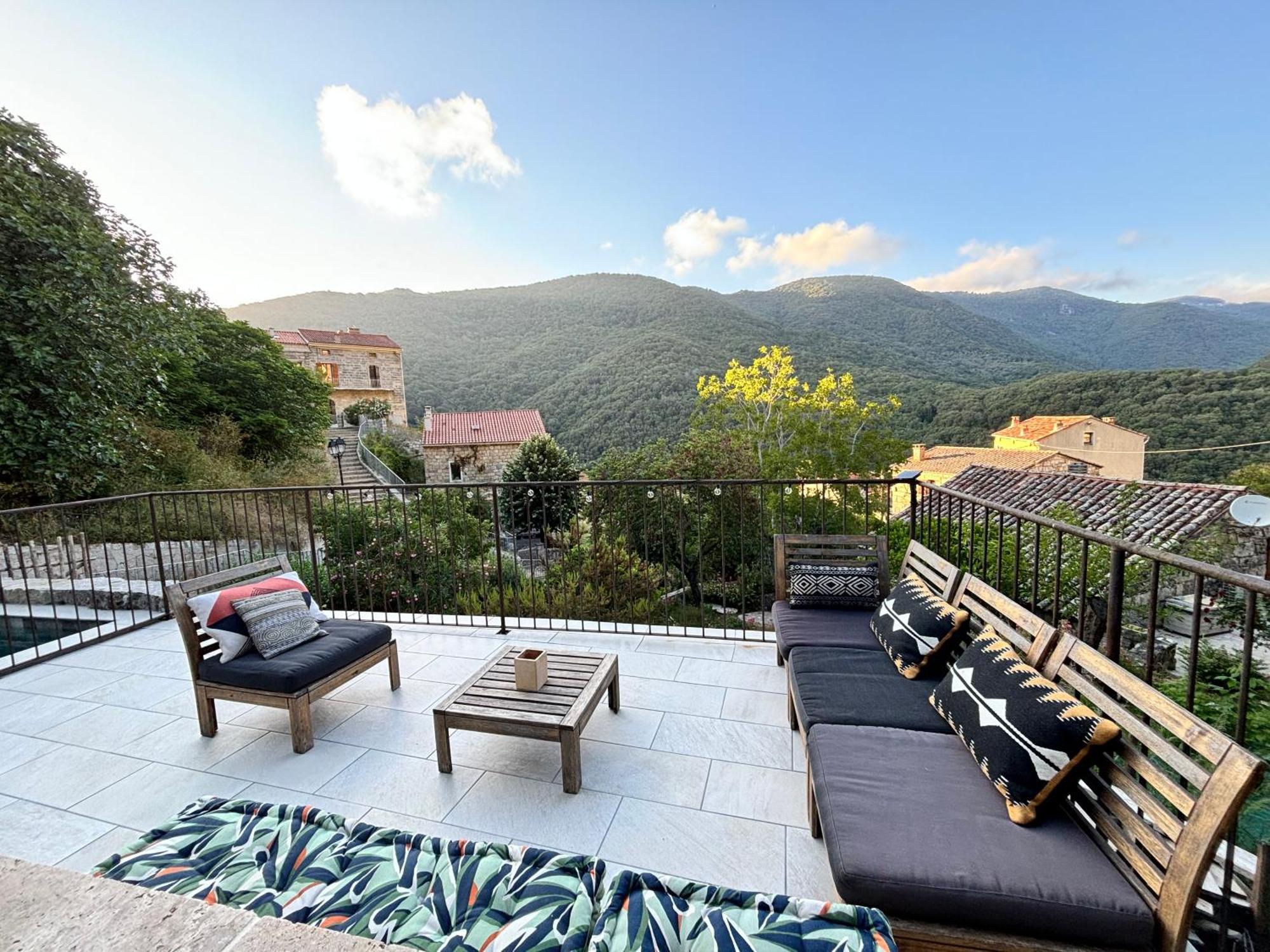 Casa Arena Authentique Maison De Village Avec Piscine Au Coeur De L'Alta Rocca - Zoza 外观 照片